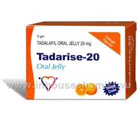 Tadarise (Tadalafil 20mg) Oral jelly 10 Sachets/Pack