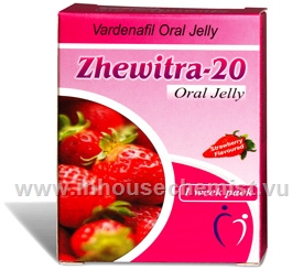 Zhewitra-20 Oral Jelly (Vardenafil 20mg) 7 Sachets/Pack