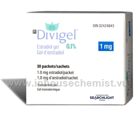 Divigel 0.1% (Oestriol 1mg) 30 Sachets/Pack