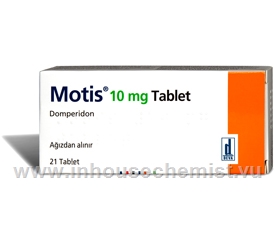 Motis (Domperidone 10mg) 21 Tablets/ Pack (Turkish)