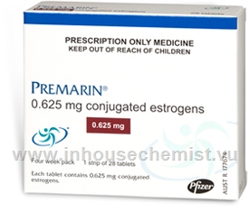 Premarin (Conjugated Estrogens) 0.625mg 28 Tablets/Pack