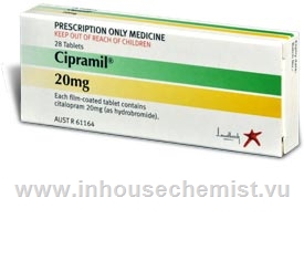 Cipramil 20mg  28 Tablets/Pack