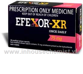 Efexor XR 75mg 28 Capsules/Pack