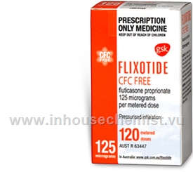Flixotide (Fluticasone) CFC Free 125mcg 120 Doses/Inhaler