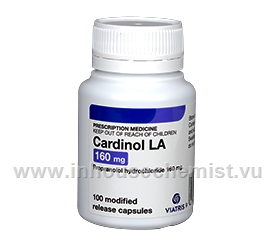 Cardinol LA 160mg 100 Capsules/Pack