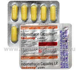 Indocap (Indomethacin  25mg) 10 Capsules/Strip