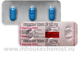 Valcivir-500 (Valacyclovir 500mg) 3 Tablets/Strip