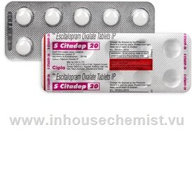 S Citadep (Escitalopram 20mg) 10 Tablets/Strip