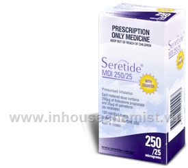 Seretide 250/25 Inhaler 120 Doses/Pack