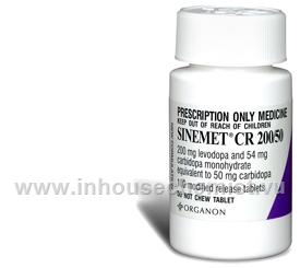 Sinemet CR 200/50 100 Tablets/Pack