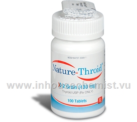 Nature-Throid 2 Grain - 100 Tabs/Bottle