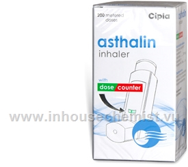 Asthalin Inhaler 100mcg 200 metered doses