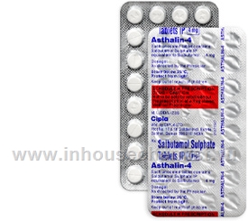 Asthalin-4 (Salbutamol 4mg) 30 Tablets/Strip