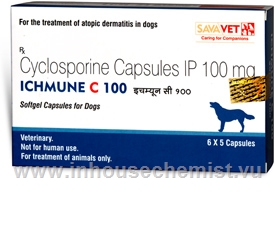 Ichmune C (Cyclosporine 100mg) 30 Capsules/Pack