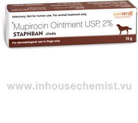 Staphban (Mupirocin 2%) Ointment 15g/Tube for Dogs