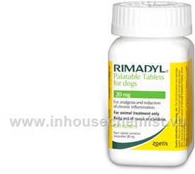 Rimadyl Palatable (Carprofen 20mg) 100 Tablets/Pack