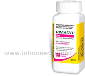 Rimadyl 75mg Chewable 60 Tablets/Pack