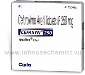 Cefasyn (Cefuroxime Axetil 250mg) 4 Tablets/Pack