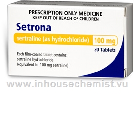 Setrona (Sertraline 100mg) 30 Tablets/Pack