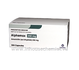 Alphamox (Amoxicillin 250mg) 500 Capsules/Pack