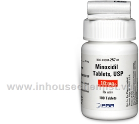 Minoxidil 10mg 100 Tablets/Pack