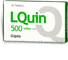 LQuin 500 (Levofloxacin 500mg) 10 Tablets/Strip