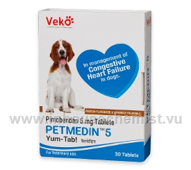 Petmedin (Pimobendan 5mg) 30 Tablets/Pack