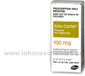 Solu-Cortef Act-O-Vial (Powder for Injection) (Hydrocortisone 100mg) Vial