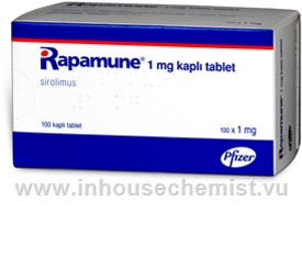 Rapamune (Sirolimus (Aka Rapamycin) 1mg) 100 Tablets/Pack (Sourced from Turkey)