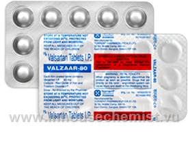 Valzaar (Valsartan 80mg) 15 Tablets/Strip