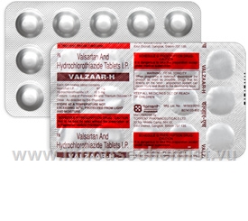 Valzaar-H (Valsartan/Hydrochlorothiazide 80mg/12.5mg) 15 Tablets/Strip