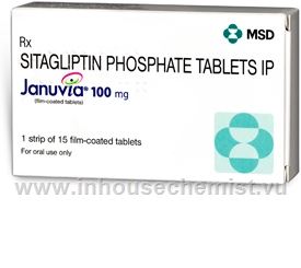 Januvia (Sitagliptin 100mg) 15 Tablets/Strip