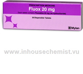 Fluox Dispersible (Fluoxetine 20mg) 30 Tablets/Pack