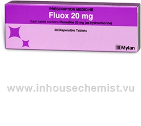 Fluox Dispersible (Fluoxetine 20mg) 30 Tablets/Pack