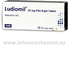 Ludiomil (Maprotiline 25mg) 30 Tablets/Pack