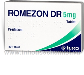 Romezon DR (Prednisone 5mg) 30 Tablets/Pack (Turkey)