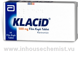 Klacid (Clarithromycin 500mg) 14 Tablets/Pack (Turkish)