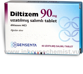 Diltizem SR (Diltiazem 90mg) 48 Tablets/Pack (Turkish)