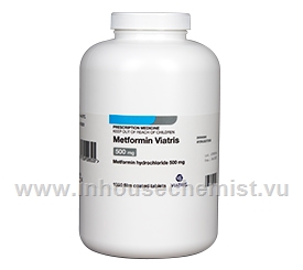Metformin Viatris (Metformin 500mg) 1000 Tablets/Pack