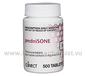 Prednisone Clinect (Prednisone 5mg) 500 Tablets/Pack