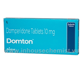 Domton (Domperidone 10mg) 100 Tablets/Pack