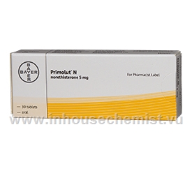 Primolut N (Norethisterone 5mg) 30 Tablets/Pack