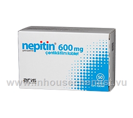 Nepitin (Gabapentin 600mg) 50 Tablets/Pack (Turkish)