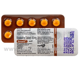 Smarti (Rupatadine 10mg) 10 Tablets/Strip