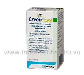 Creon 10000 (Pancreatin 150mg) 100 Capsules/Pack