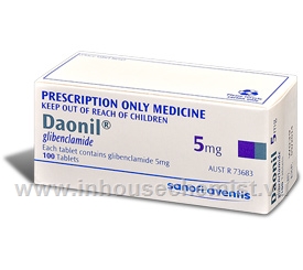 Daonil 5mg (Glibenclamide 5mg) 100 Tablets/Pack